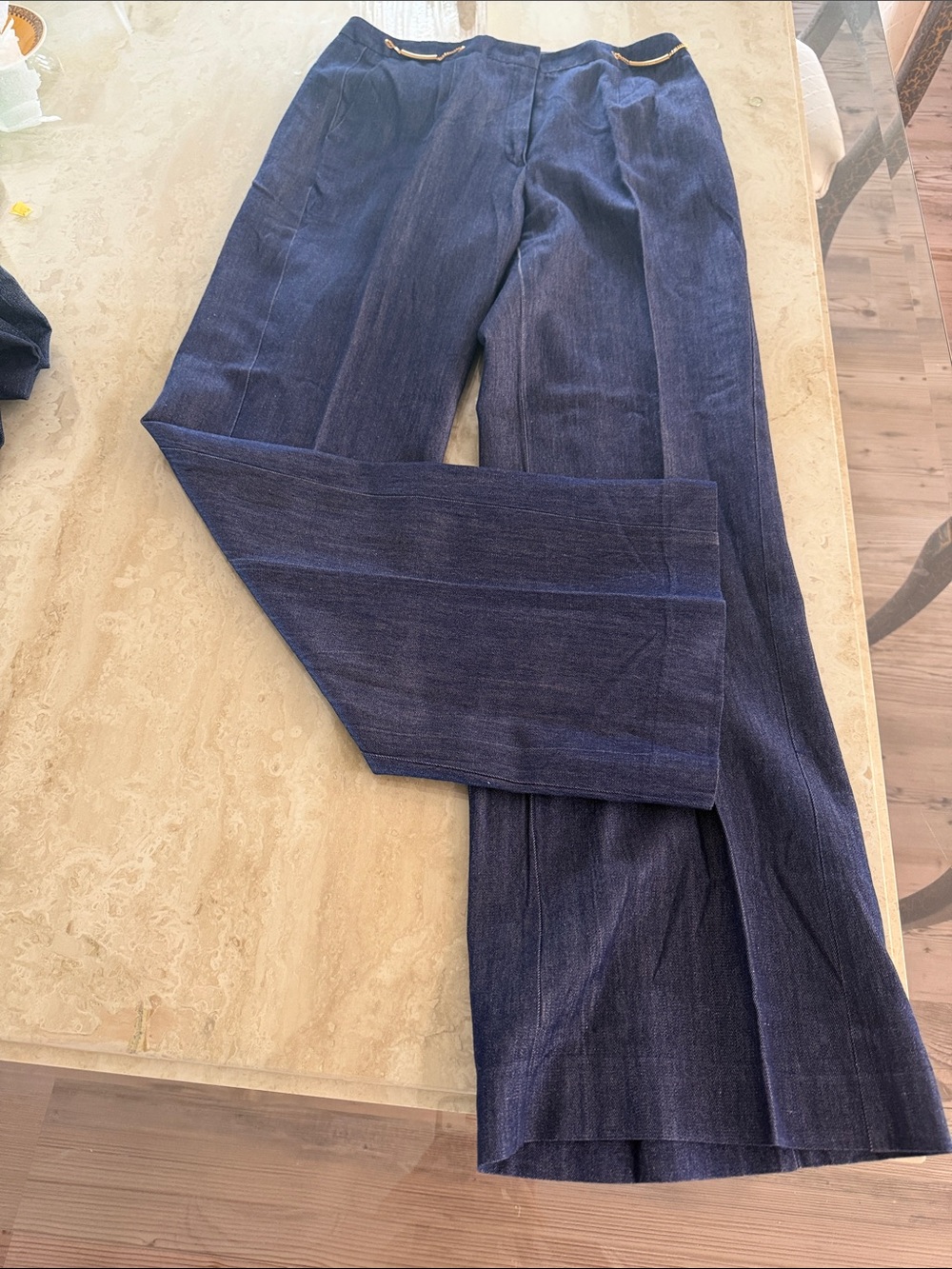 Women’s Classic Dark Blue Dress Pants